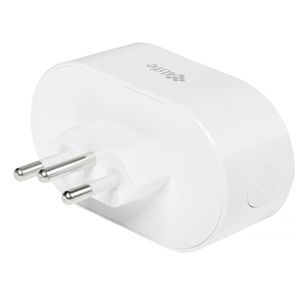 Foto do Produto Adaptador de Tomada Inteligente 4LIFE FLP16ABR Wi-Fi Bivolt - Branco