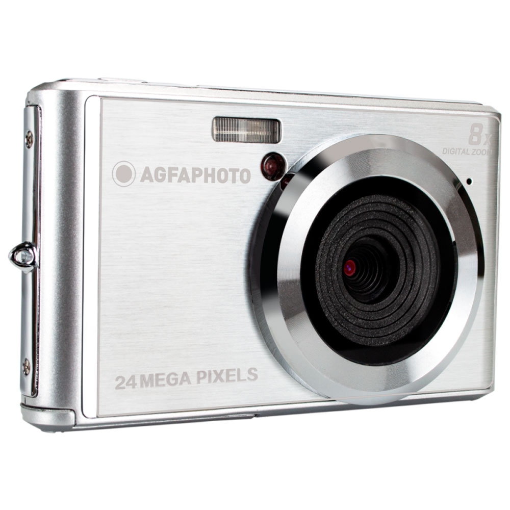 Foto do Produto Câmera Digital AgfaPhoto DC5500 - 24MP - Tela 2.4'' - Prata