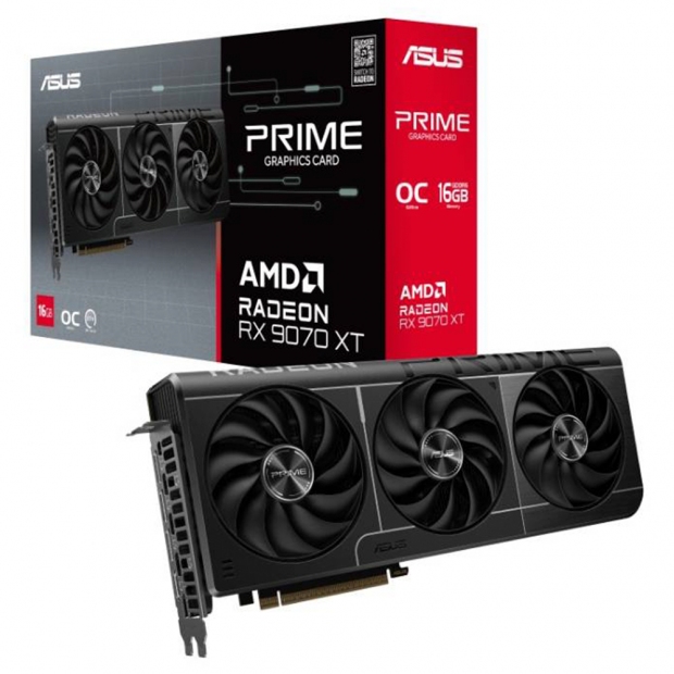 Foto do Produto VGA RX9070XT 16GB ASUS PRIME RADEON OC GDDR6 90YV0L71-M0NA00 PRIME-RX9070T