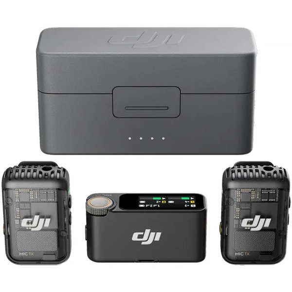 Foto do Produto DJI Microfone Mic (2TX+1RX+ Charging Case)