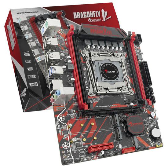Foto do Produto Placa Mãe Keepdata X99-KDXDRAGONFLY Intel Soquete LGA 2011