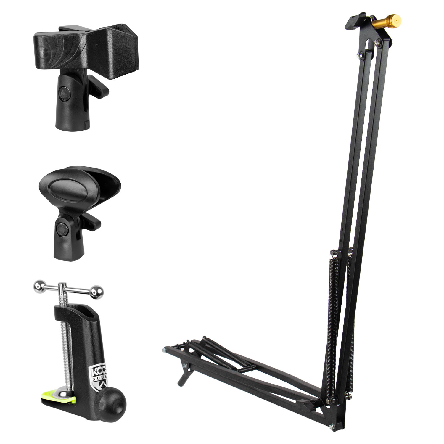 Foto do Produto Suporte Kool Sound RP-1 - Para Microfone - Articulado De Mesa - Preto
