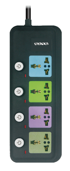 Foto do Produto FILTRO DE LINHA SATE A-R343 4 TOMADAS 3M