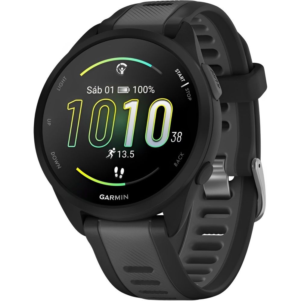 Foto do Produto Relógio GPS Garmin Forerunner 165 - Black/Slate Gray (010-02863-20)