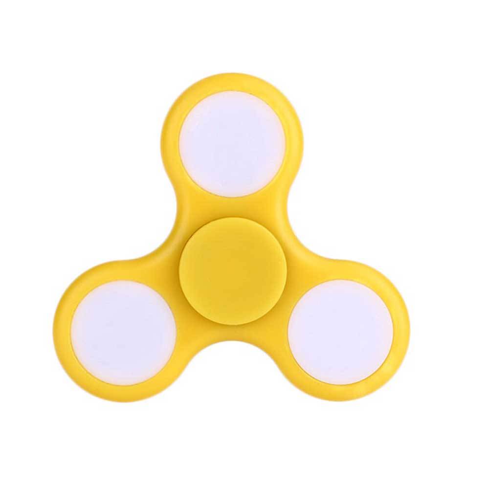 Foto do Produto Spinner Fidget Anti Stress LED Amarelo