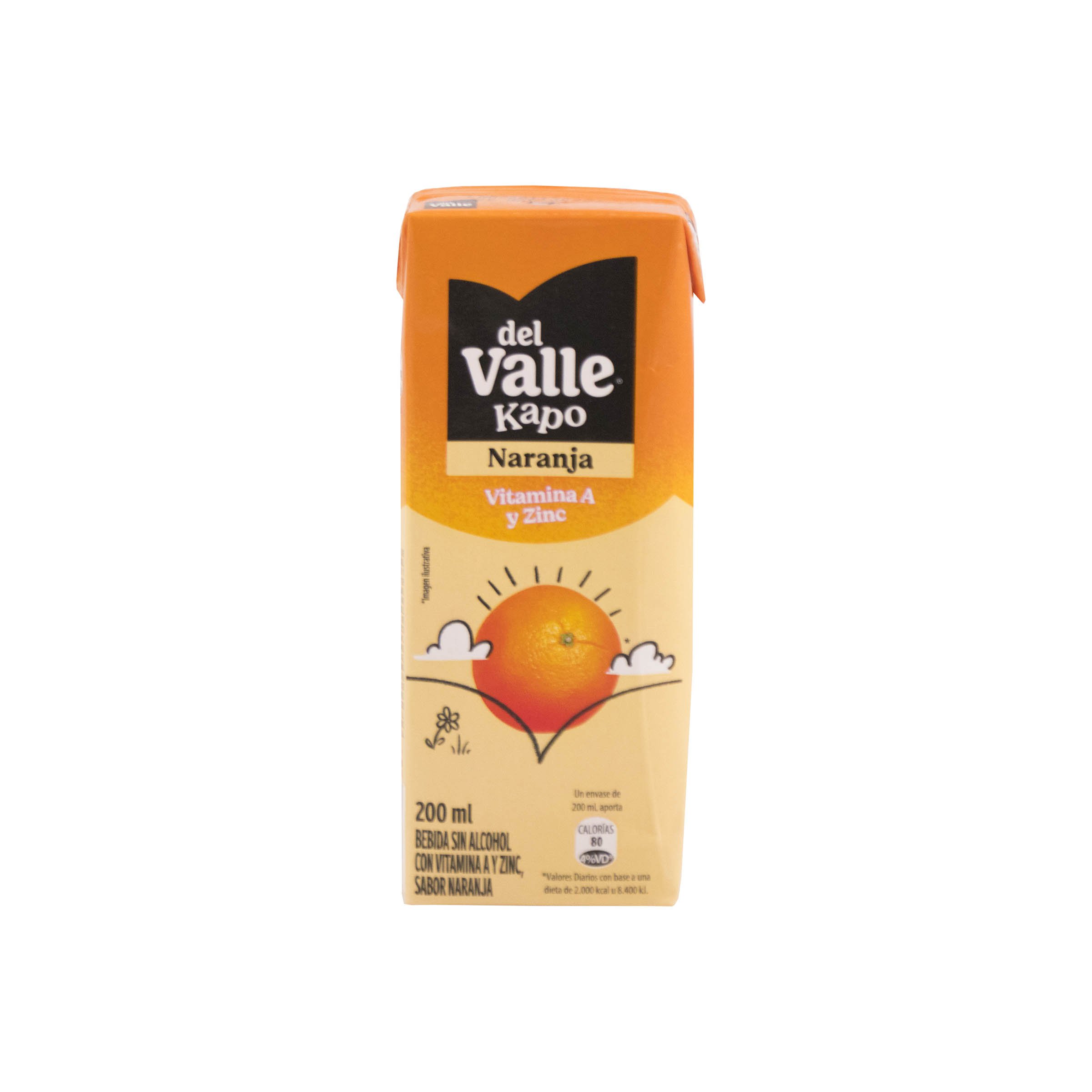 Foto do Produto DEL VALLE KAPO JUGO NARANJA 200ML