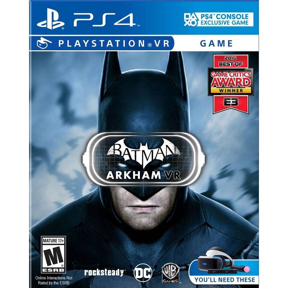 Foto do Produto Game PS4 JG VR Batman Arkham VR