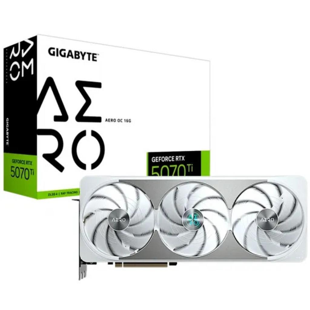 Foto do Produto Placa de Video 16GB EXP. GF-RTX5070TI Gigabyte Aero Oc GV-N507TAERO