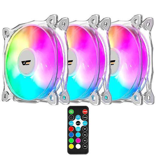 Foto do Produto Cooler Aigo DarkFlash CF8 Pro Kit 3 em 1 RGB