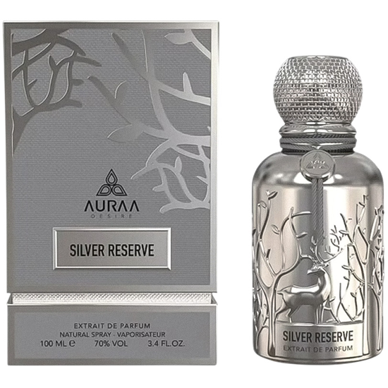 Foto do Produto Perfume Auraa Desire Silver Reserve Extrait de Parfum Unissex 100ML