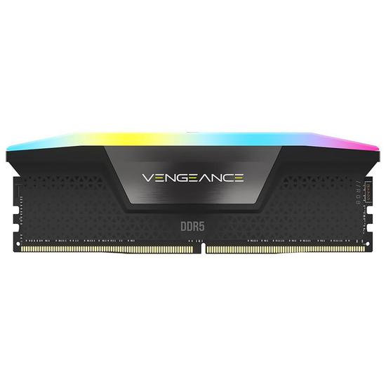 Foto do Produto Memória Corsair Vengeance RGB DDR5 16GB 5600MHz CMH16GX5M1B5600C40