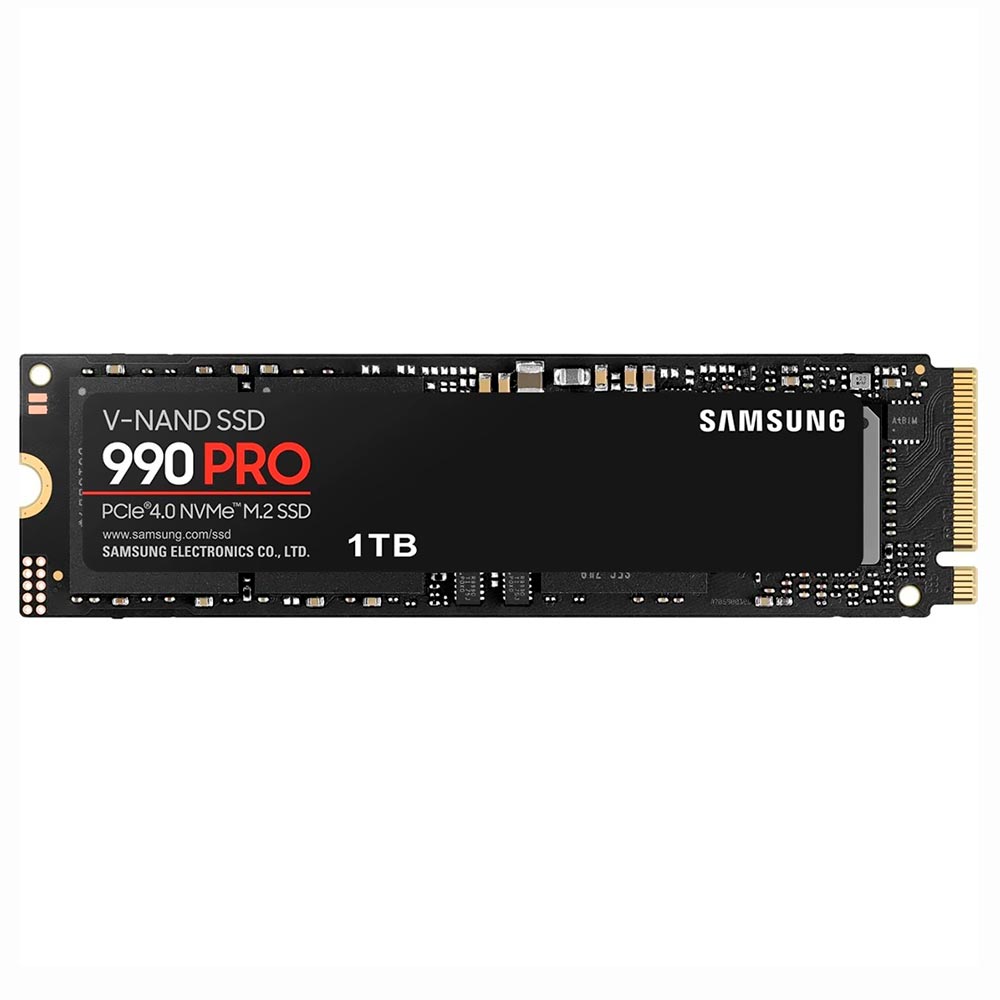 Foto do Produto SSD Samsung M.2 1TB 990 Pro NVMe - MZ-V9P1T0B/AM
