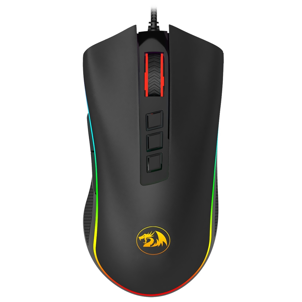 Foto do Produto Mouse Gamer Redragon M711RGB Cobra USB / RGB - Preto
