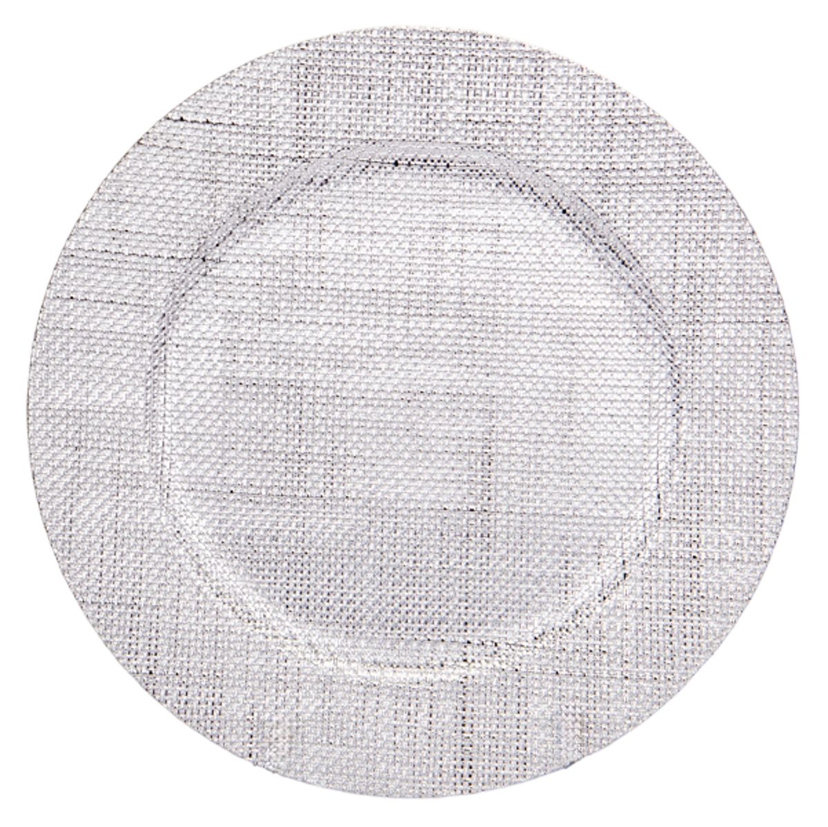 Foto do Produto SOUSPLAT REDONDO DE LUJO 33CM TRABAJADO EN ALTO RELIEVE PLATA