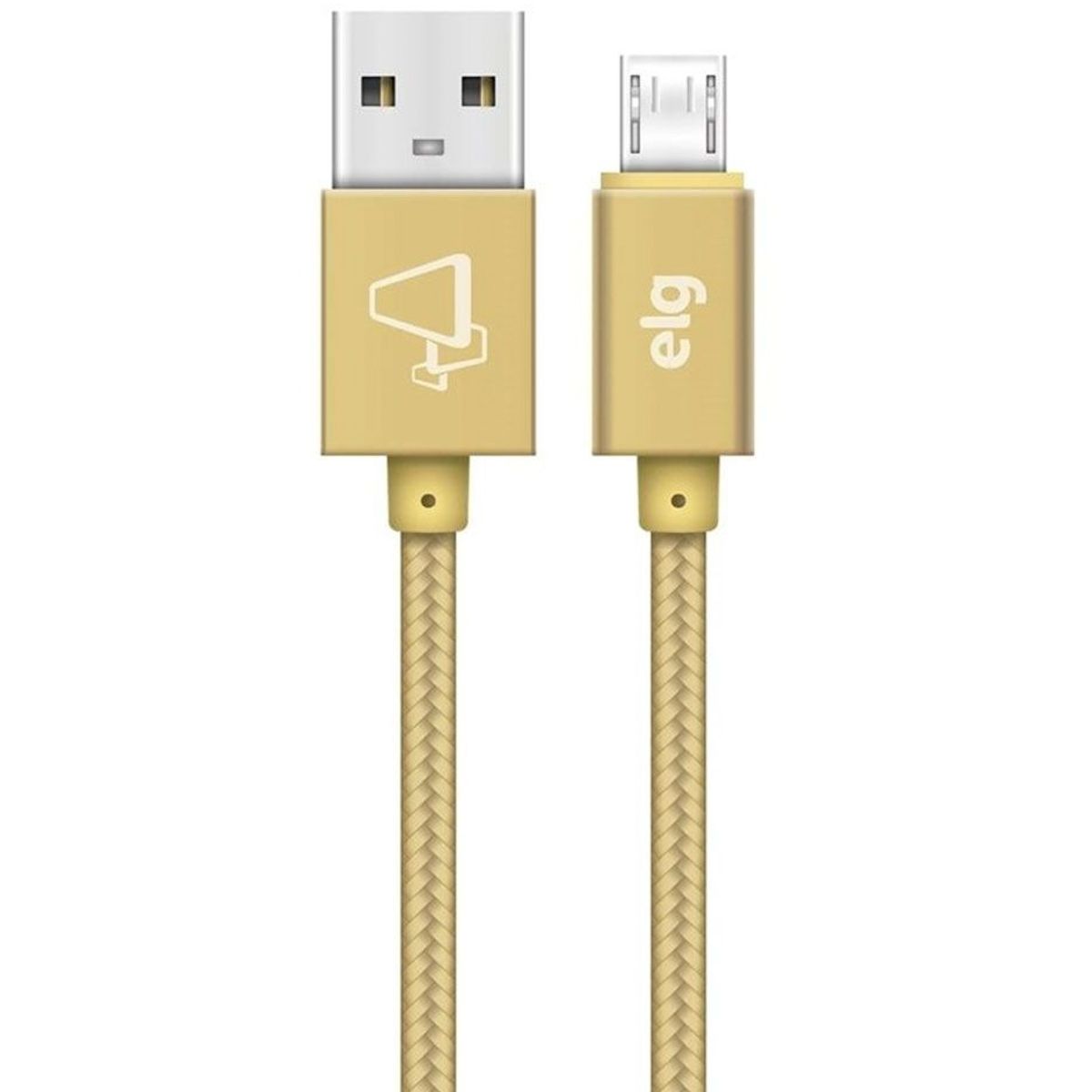 Foto do Produto CABLE MICRO ELG M510BG 1M 2.4A NYL DORADO