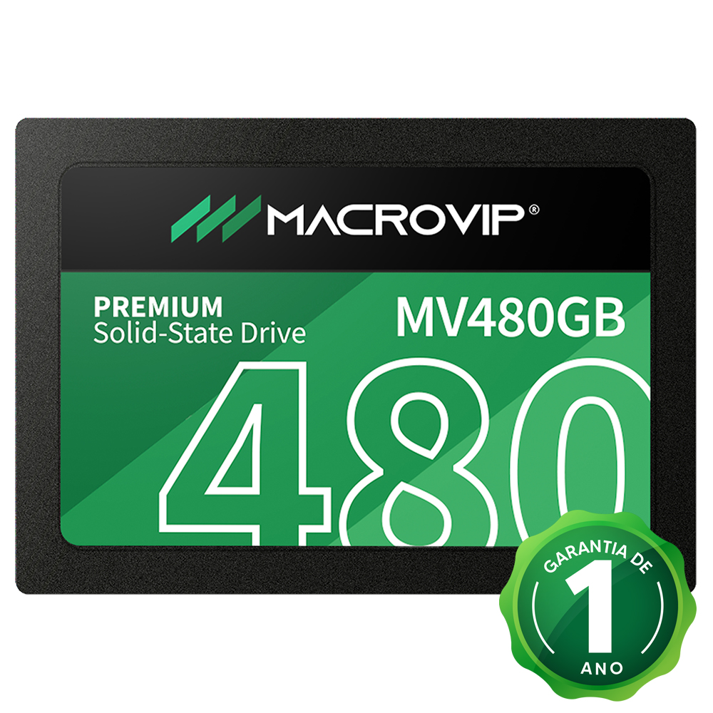 Foto do Produto SSD Macrovip 480GB 2.5" SATA 3 - OEM (MV480GB)