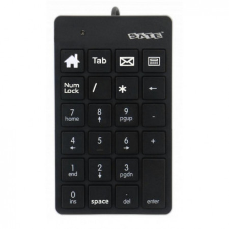 Foto do Produto TECLADO NUMERICO SATELLITE AK-182 USB PRETO