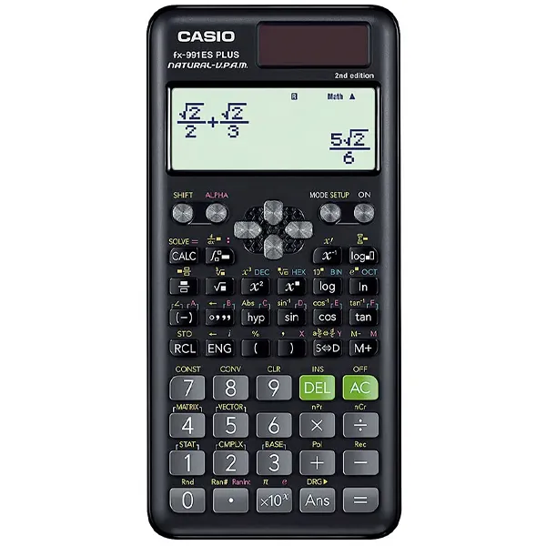 Foto do Produto Calculadora Científica Casio fx-991ES Plus 2nd Edition com 417 Funções - Preta