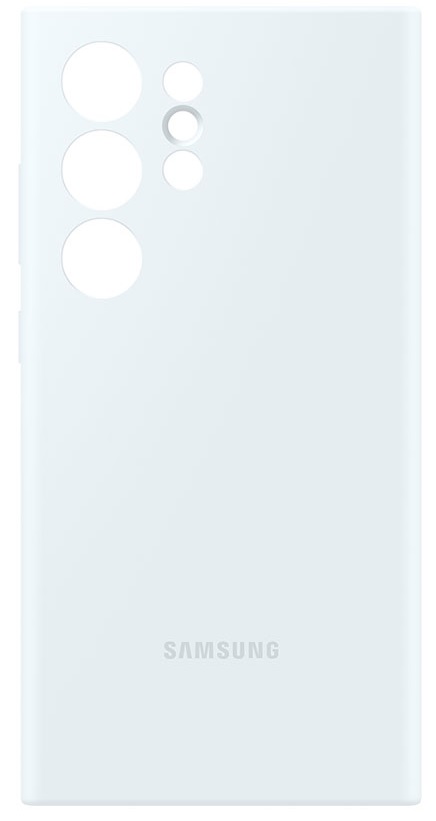 Foto do Produto Capa Samsung Galaxy S24 Ultra Silicone EF-PS928TWEGWW - White