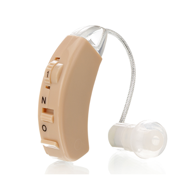 Foto do Produto Amplificador De Som De Ouvido Blulory S1 Hearing Amplifier Ajustável Bege Volume Aparelho Auditivo Externo