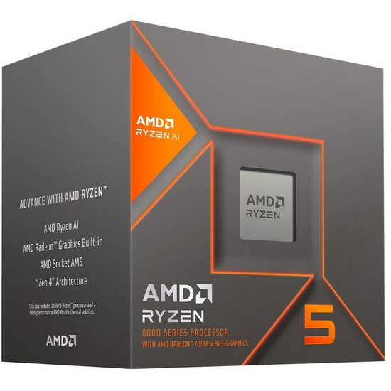 Foto do Produto Processador AMD Ryzen 5 8500G 3.5GHz AM5 22MB