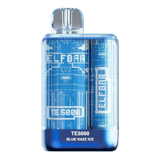 Foto do Produto Vaper Descartável Elfbar TE5000 Blue Razz Ice 5000 Puffs