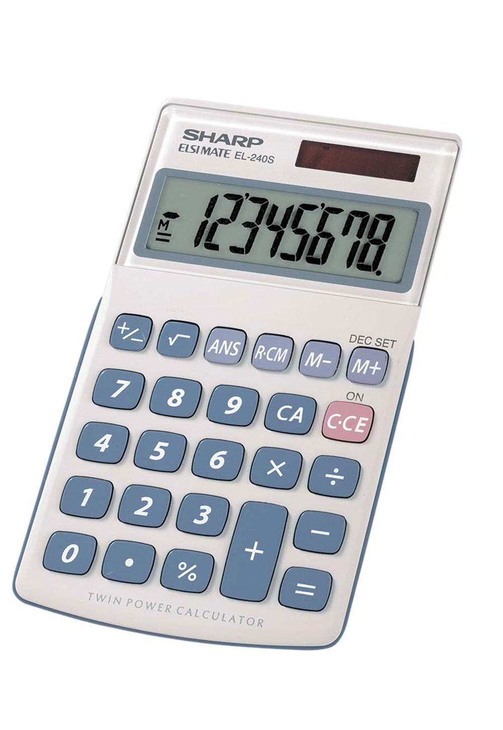 Foto do Produto Calculadora Sharp 8 Digitos EL-240SAB Branco