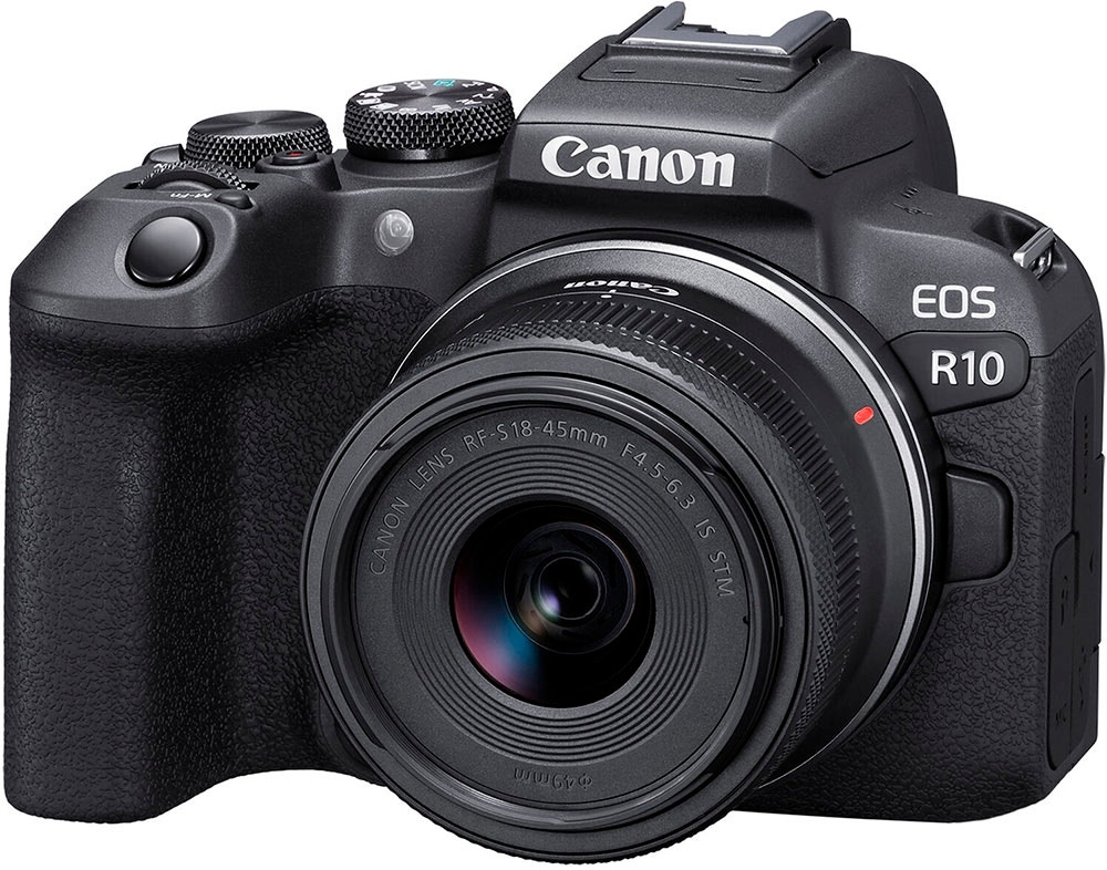 Foto do Produto Kit Câmera Canon EOS R10 24.2MP com Lente RF-S 18-45mm F4.5-6.3 IS STM