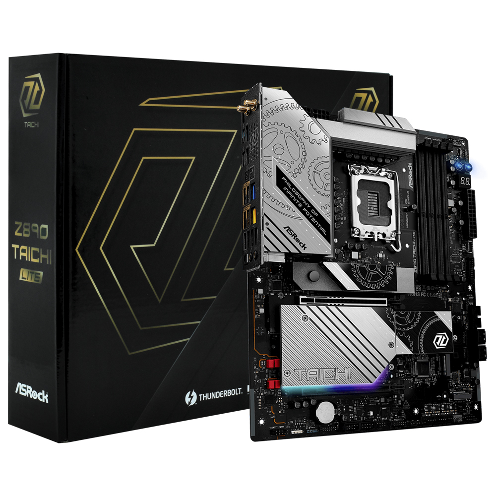 Foto do Produto Placa Mae ASRock Z890 Taichi Lite Socket LGA 1851 / DDR5