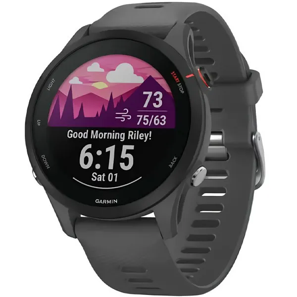 Foto do Produto Relógio Garmin Forerunner 255 010-02641-10 com GPS/Bluetooth - Cinza
