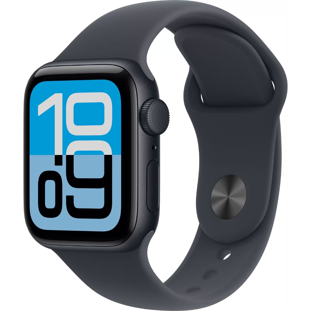 Foto do Produto Apple Watch SE 3 MEH94LW/A 40mm GPS - Midnight Aluminum/Sport Band