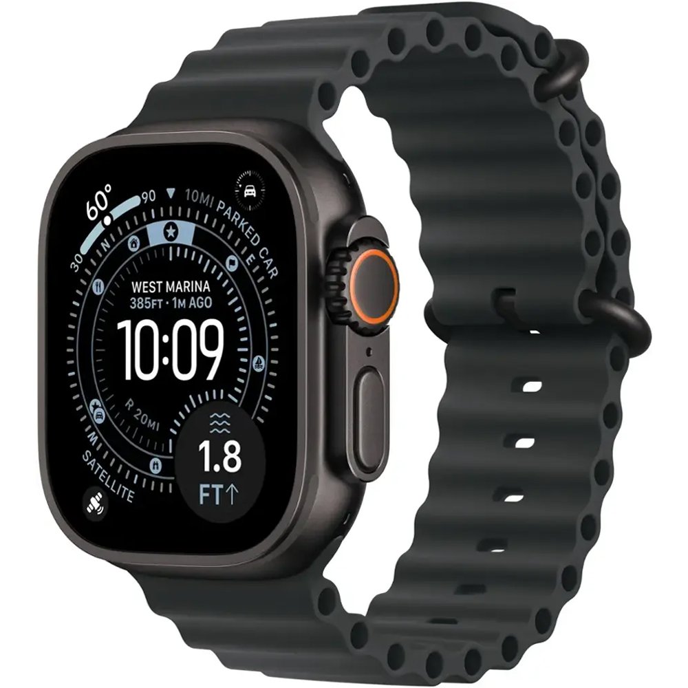 Foto do Produto Apple Watch Ultra 3 49 MM GPS + Celular MF0J4LW/A (2025) - Black Titanium/Black Ocean