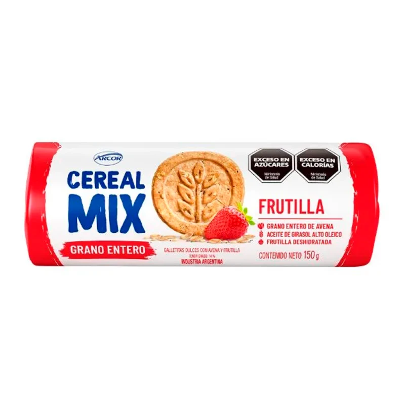 Foto do Produto Biscoito Arcor Cereal Mix Morango e Chia 150G