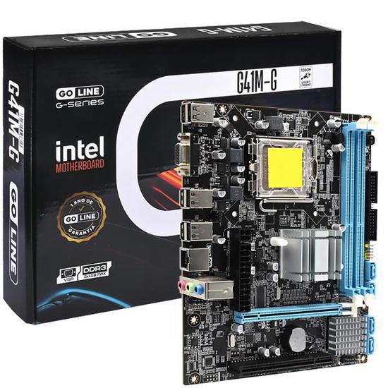 Foto do Produto Placa Mãe GoLine G41M-G Intel Soquete LGA 775