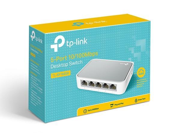 Foto do Produto HUB SWITCH TP-LINK 05P TL-SF1005D 10/100MBPS