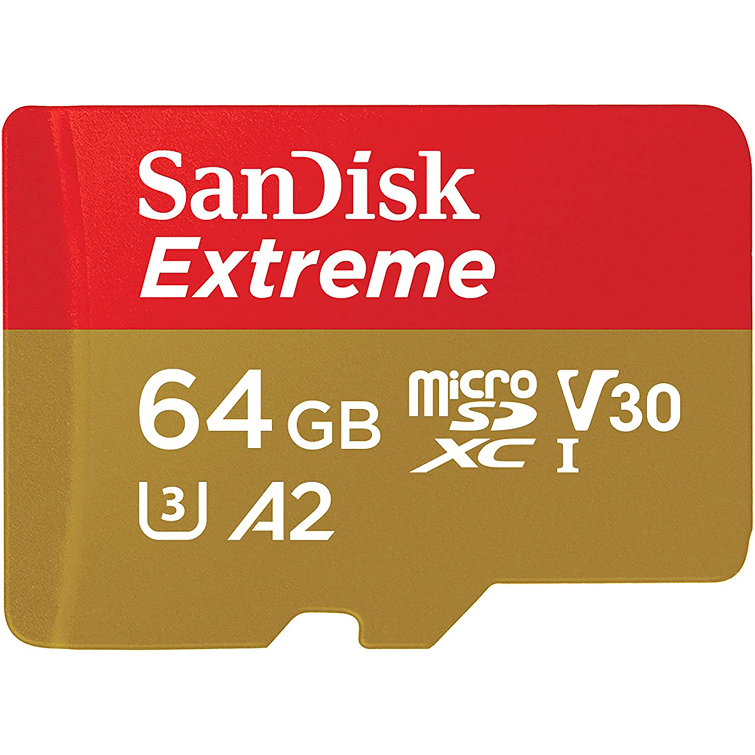 Foto do Produto Cartão de Memória Sandisk Extreme SDSQXAH-064G - 64GB - Micro SD com Adaptador - 170MB/s