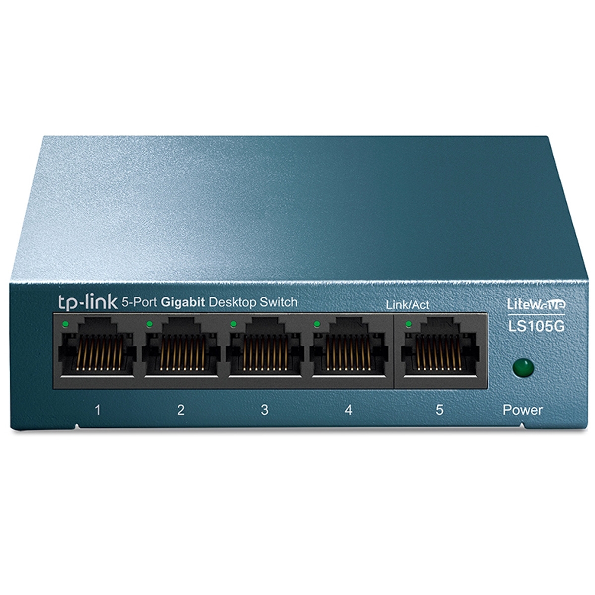 Foto do Produto Switch TP-Link LS105G - 5 Portas - 1000MBPS - Azul