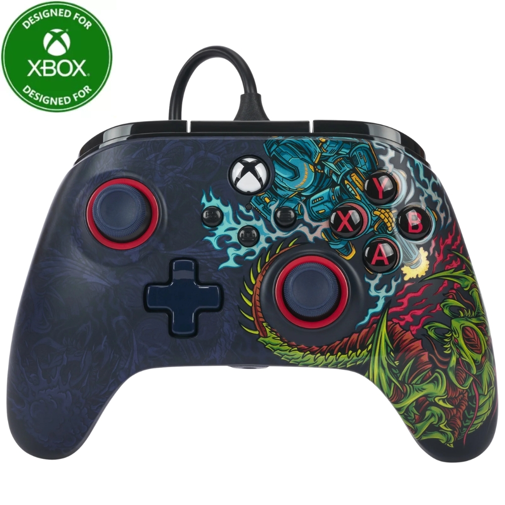 Foto do Produto Controle PowerA Xbox Series X/S - Cosmic Clash (XBGP0185-01)