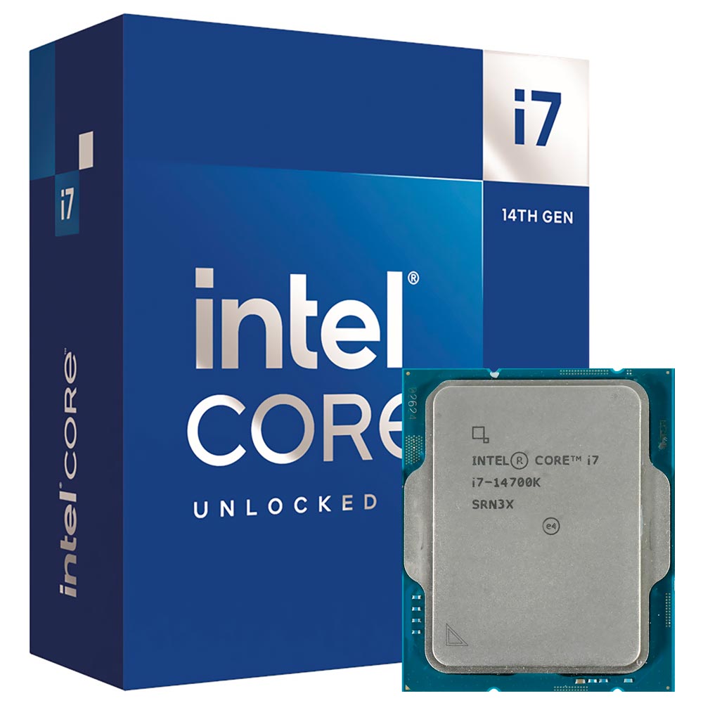 Foto do Produto Processador Intel Core i7 14700K Socket LGA 1700 / 5.6GHz / 33MB