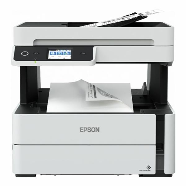 Foto do Produto Impressora Multifuncional Epson M3180 EcoTank Wifi / Bivolt - Branco / Preto