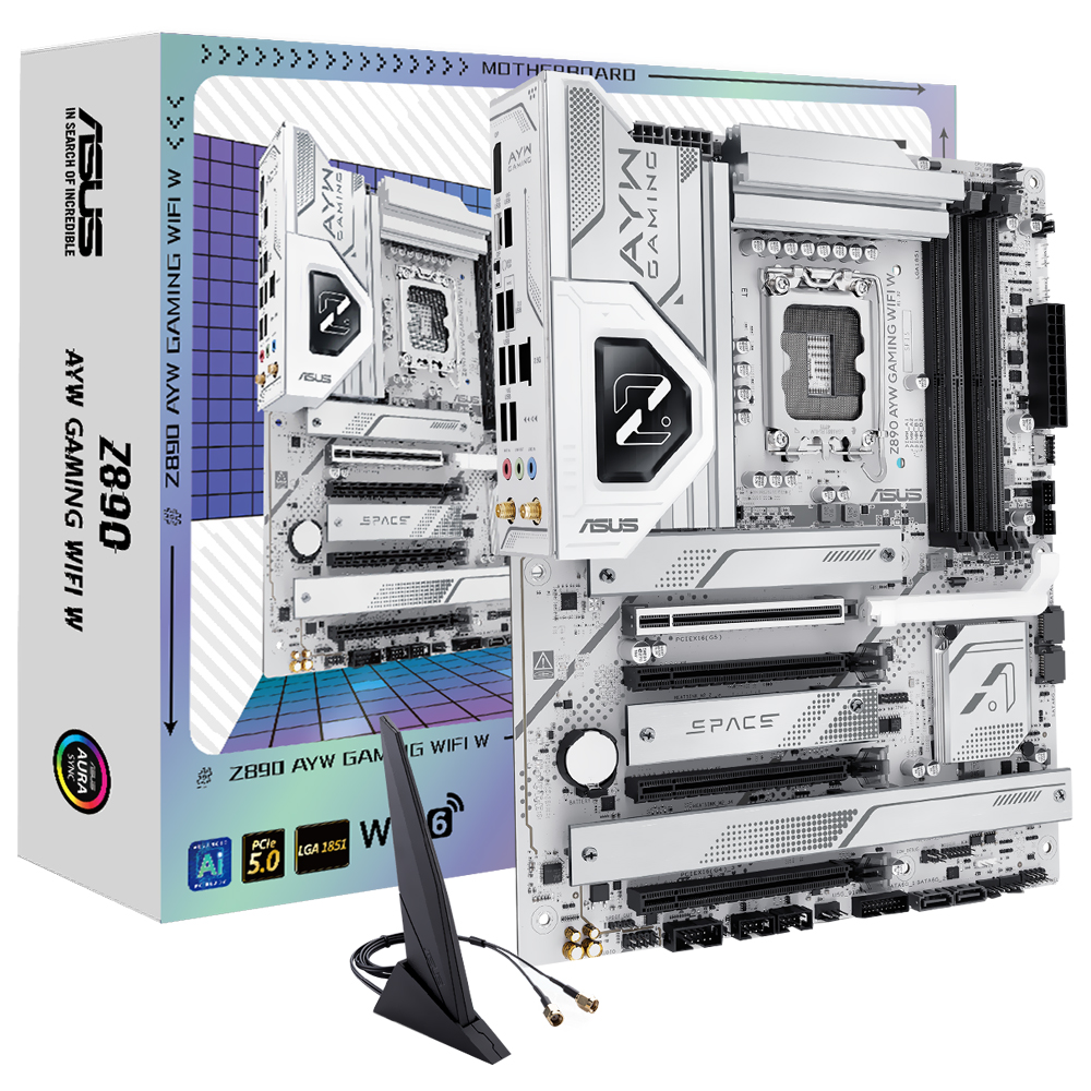 Foto do Produto Placa Mae ASUS Z890 AYW Gaming Wi-Fi W Socket LGA 1851 / DDR5