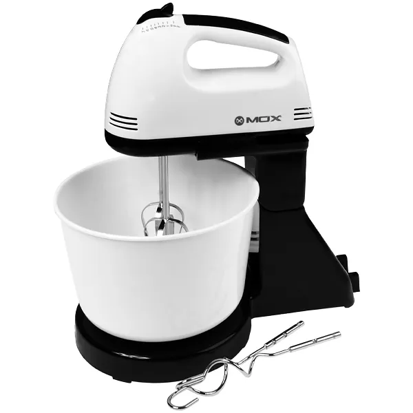Foto do Produto Batedeira MOX MO-EM60 400 watts 7 Velocidades 220 - 240 V ~ 50Hz - Branca/Preta