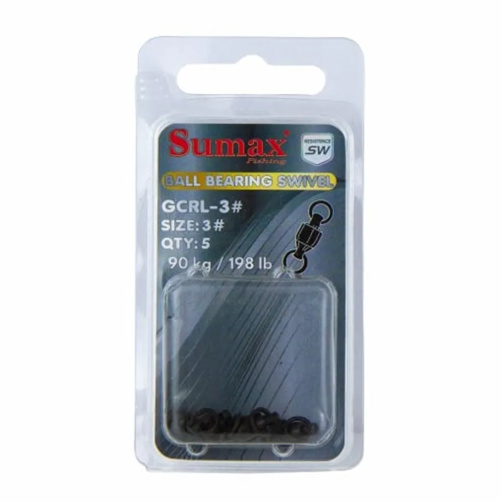 Foto do Produto SUMAX PESCA ACCESORIOS GIRADOR GCRL-3# C/5PCS