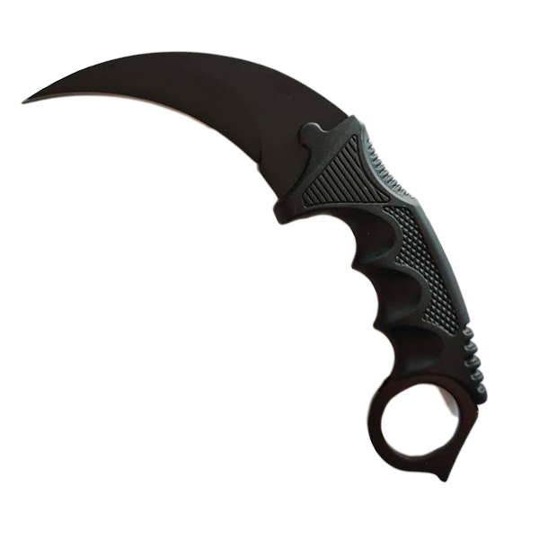 Foto do Produto Faca Canivete Tatico Karambit (NF5953) 19CM Curvado - Preto