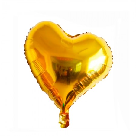 Foto do Produto Balao para Festas Coracao Irregular Dourado