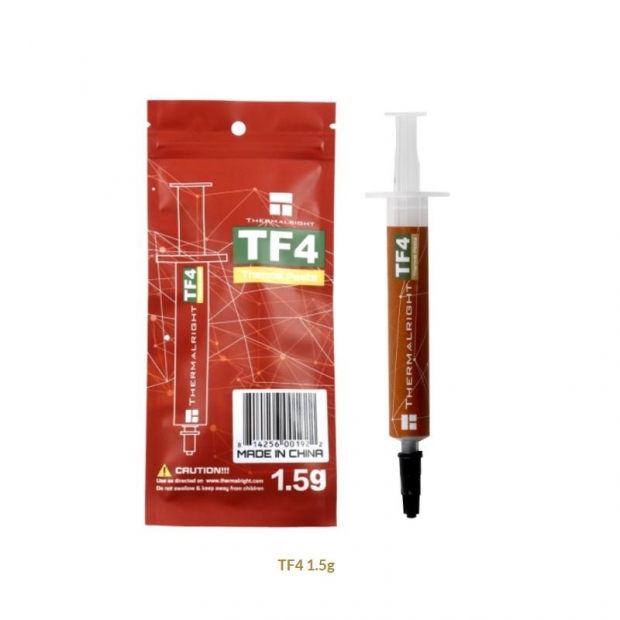 Foto do Produto Pasta Termica Thermalright TF4, 1.5g, 9.5w/m-K, Gray