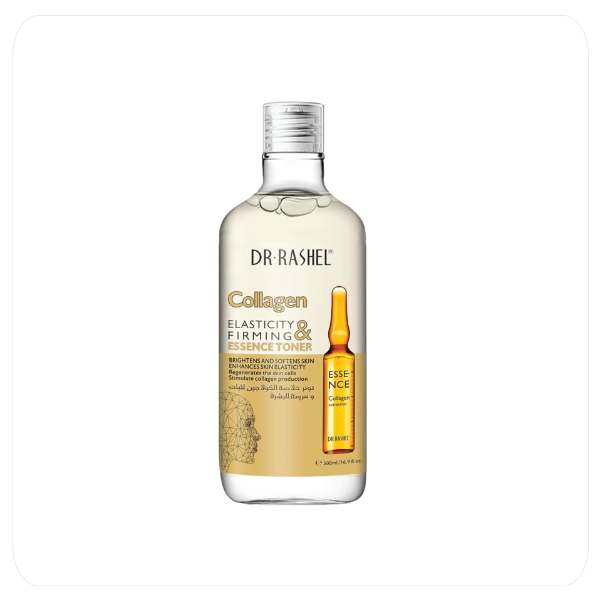 Foto do Produto DR RASHEL COLLAGEN ELASTICITY FIRMING & ESSENCE TONER 500ML (DRL-1496)