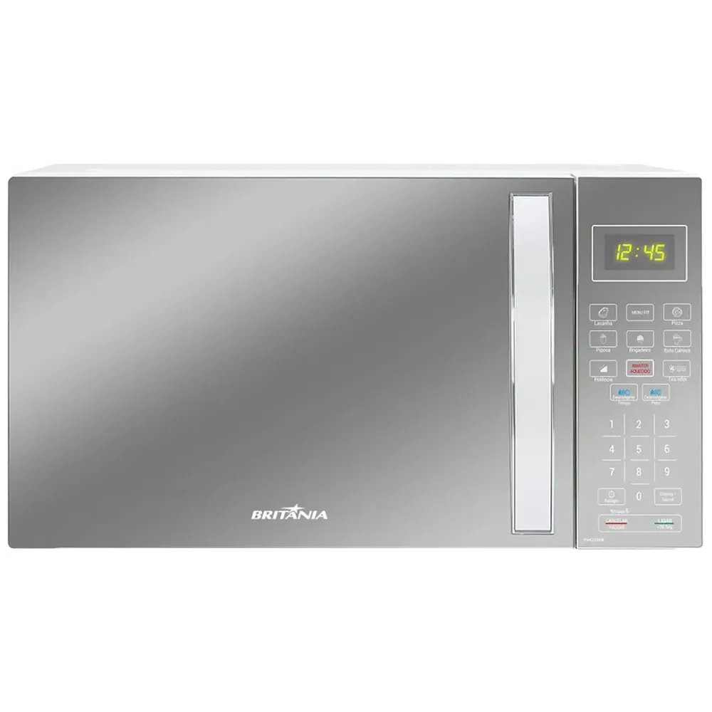 Foto do Produto BRITANIA MICROONDAS PMO28EB 1400 WATTS GRIS