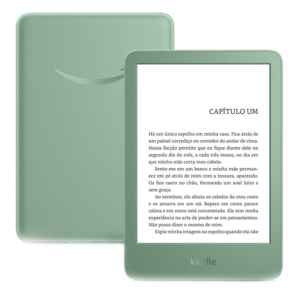 Foto do Produto Livro Eletrônico Amazon Kindle 2024 - 16GB - Wi-Fi - 6’’ - Matcha - Caixa DAN