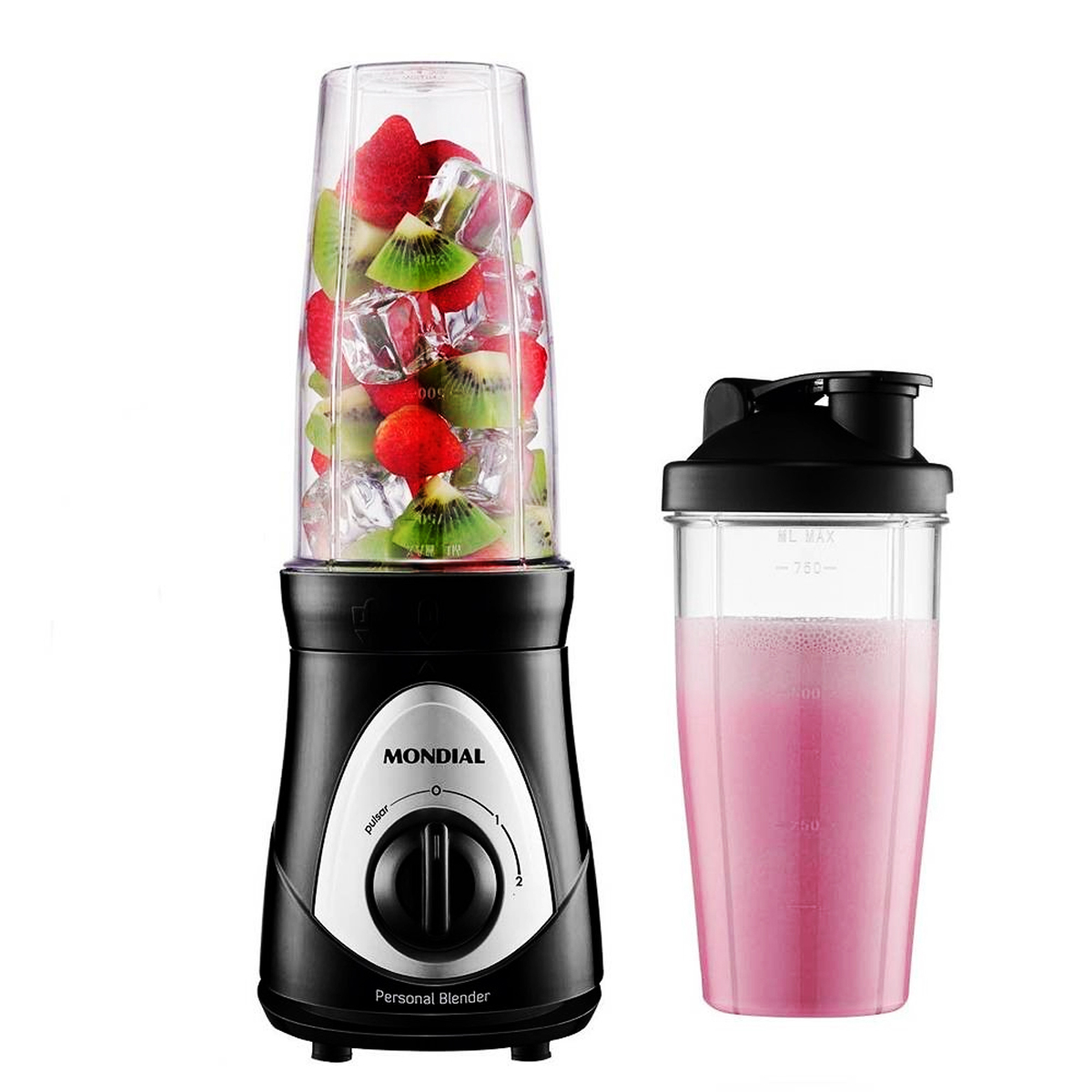 Foto do Produto Liquidificador Mondial Personal Blender DG-01 - 300W - 750mL - 220V 50/60Hz - Preto